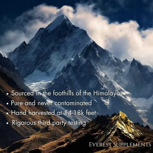 Everest Supplements Pure Himalayan Shilajit, Shilajeet Resin, 30g Fulvic Acid - Picture 4 of 5