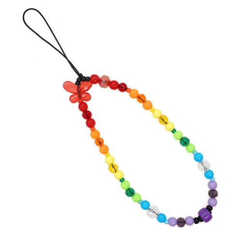 Gradient Color Mobile Phone Charm Decoration Chain Hanging Accessory - 第 1/12 張圖片
