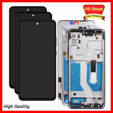 For Motorola Moto One 5G Ace XT2113 LCD Display Touch Screen Digitizer Frame