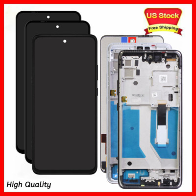 For Motorola Moto One 5G Ace XT2113 LCD Display Touch Screen Digitizer ±Frame