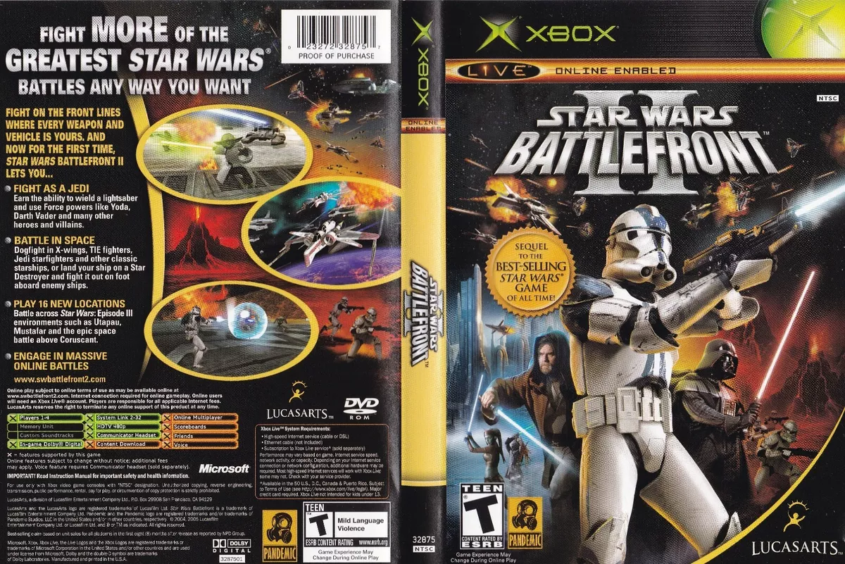 Star Wars Battlefront II 2 (2005) Steam Key PC Region Free No CD/DVD