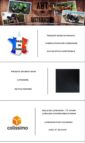 GARDE BOUE / LECHE ROUE AVANT | FAZER 600 (1998/2001) - Brut - Picture 3 of 5