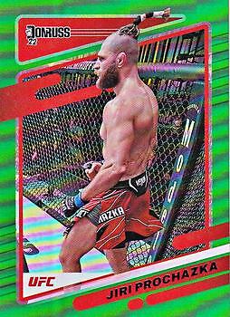 Jiri Prochazka 2022 Donruss UFC - Green Flood #81 -