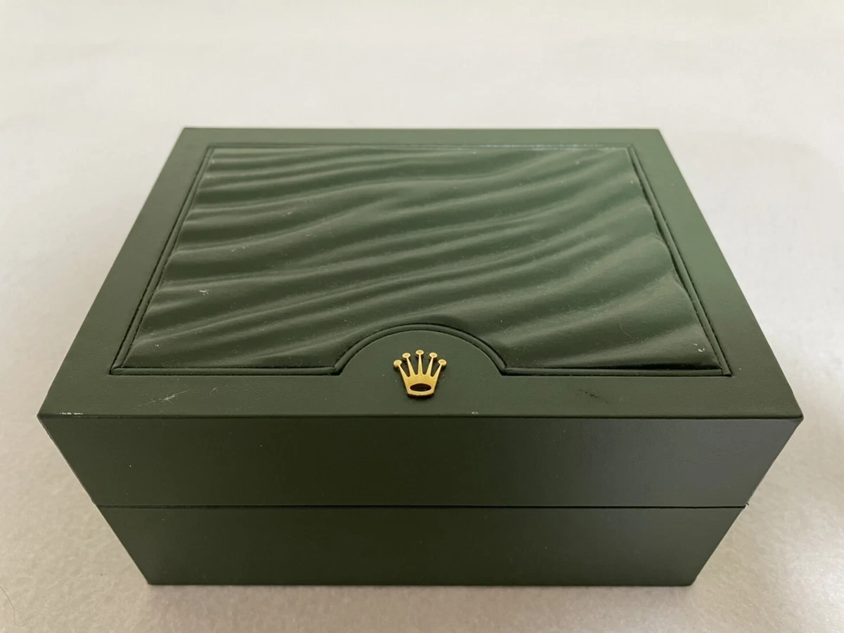GENUINE ROLEX Watch Box Wave Case 30.00.02 Small vintage Box Case 36631