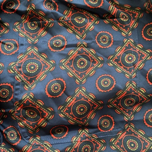 Club Monaco Women's Printed Twill Pull on Pants Size 2 Navy Blue Coral Black - Picture 12 of 13