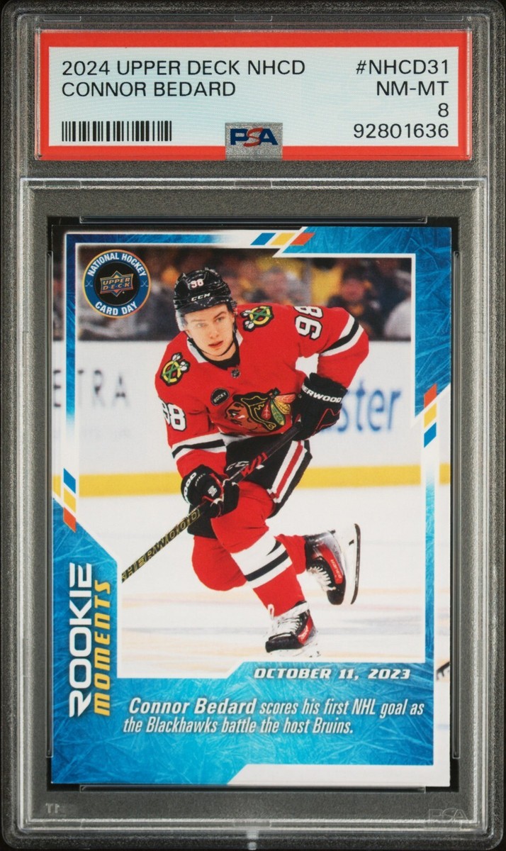 PSA 8 2024 Upper Deck National Hockey Card Day #NHCD-31 Connor