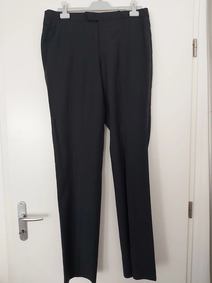 THIERRY MUGLER costume Noir 2 Pièces taille L - Photo 3/4