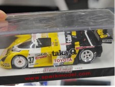 Spark 1:43 Le Mans Toyota 88c 1988 Racing Resin Diecast Model Car Gifts Yellow