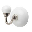 White Ceramic Hooks & Hangers