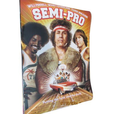 2008 Semi-Pro Will Ferrell Double Sided 27''x41'' Theatrical Movie Poster