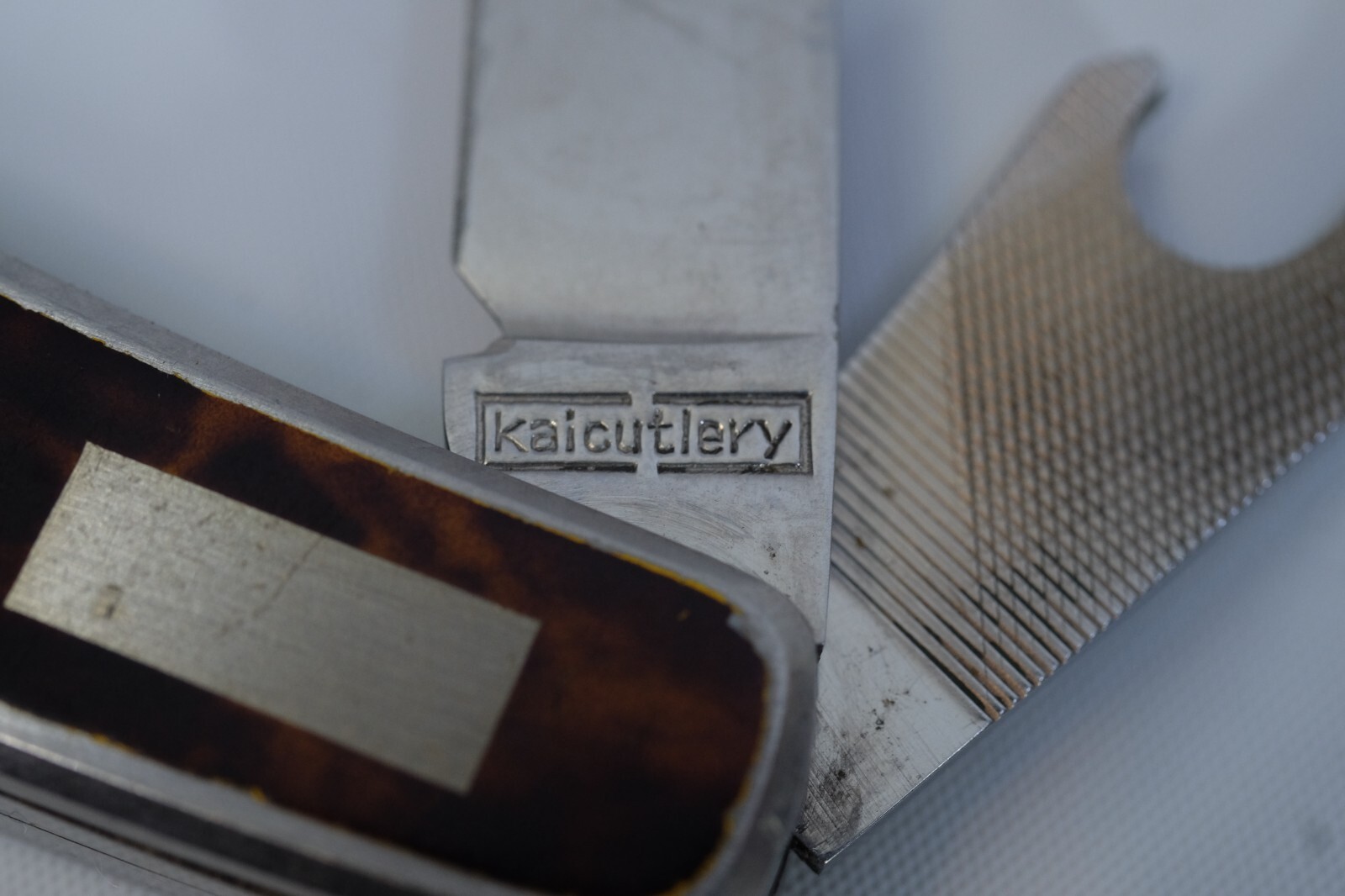 Wood Handle Folding Knife | Back Lock