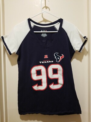 Long Sleeve Jj Watt Women's Shirt Men's Majestic Watt Navy