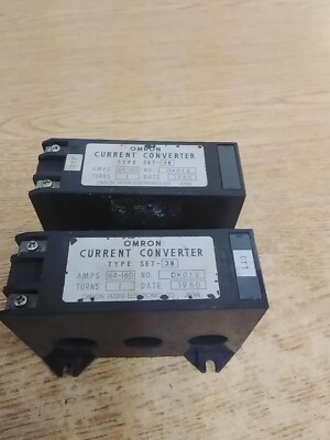 Lot Of 2 Omron Current Converter SET-3B