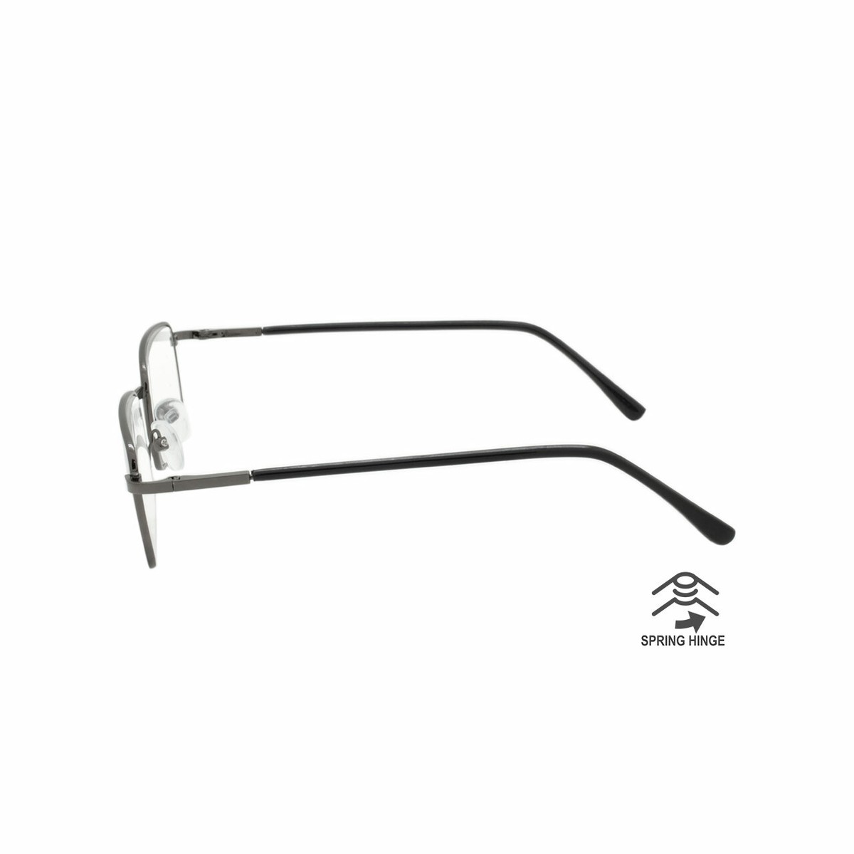 Frame Spring Hindge Variety Pack 12-Pack Unisex – Square Metal Frame, Spring Hinge, +1.50 ...
