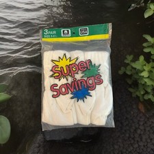 Vintage Super Savings Cotton Natural Blend Youth Sock