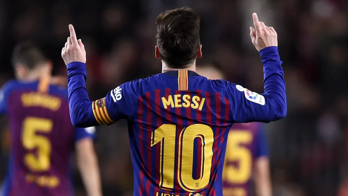 MEN'S FC BARCELONA 2018/2019 LEO MESSI #10 FOOTBALL SOCCER SHIRT