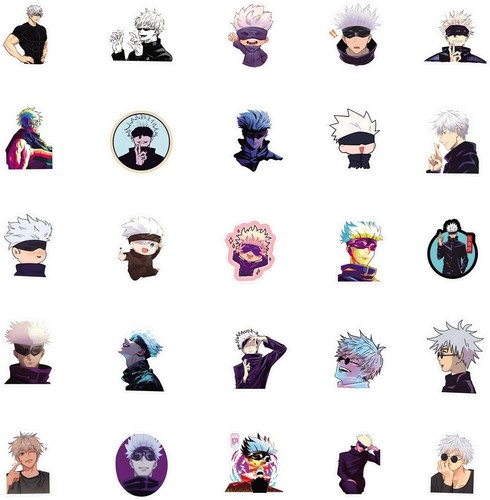 Gojo Satoru 123Pcs Anime Stickers - Cute Waterproof Decals for All Uses - Picture 4 of 11