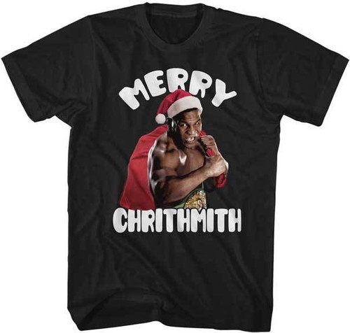 Mike Tyson MERRY CHRITHMITH Adult T 