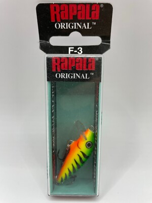 Rapala Original Floating F-3 FT Firetiger Wobbler