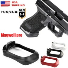 Anodized Aluminum Flared Magwell For Glock 19/17/22/24/31/34/35/37, Gen1/2/3/4/5
