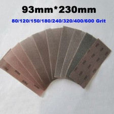 93mm 230mm Mesh Dust-Free Sanding Sheets Sandpaper Abrasive Strip 120-600 Grit