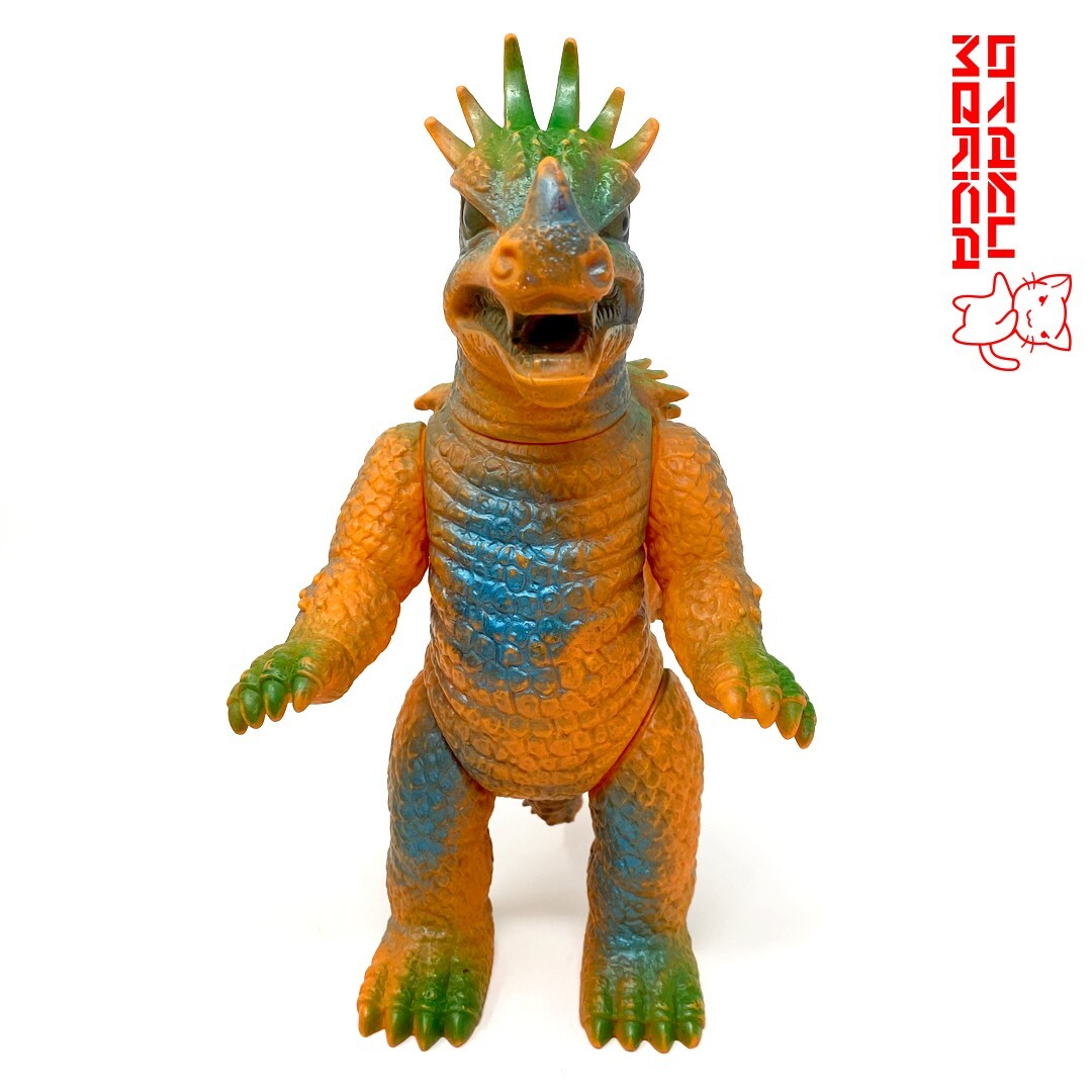 70s VARIG ブラジル 空港 ソフビ アメトイ ヴァリグ 1970年代 Bullmark 1970 Godzilla Dark Blue Variant Vintage Kaiju