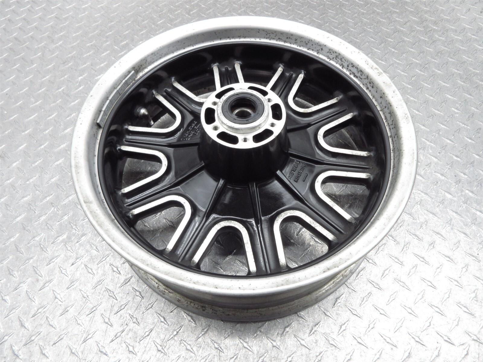 2015 14-18 Indian Chieftain Rear Back Wheel Rim 16x5 Straight True Video OEM