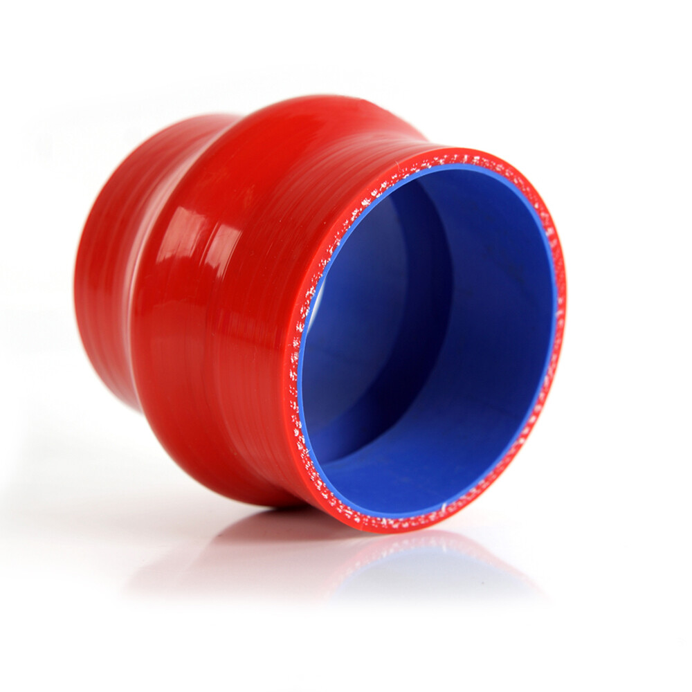 Hose Fit For 51mm Hump Straight Silicone Intercooler Coupler Tube Pipe Red