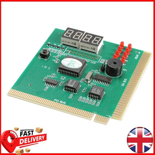4 Digit LCD Display PCI & ISA Motherboard Tester Diagnostics Motherboard Tester