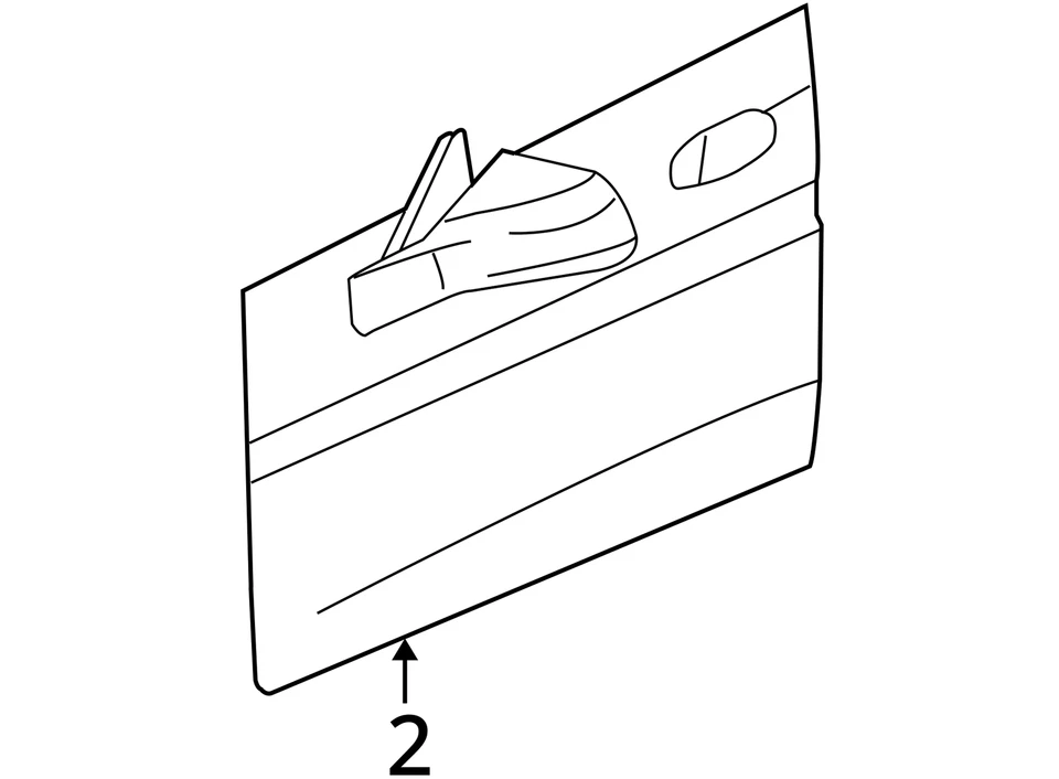 SE ADAPTA A PANEL PONTIAC GRAND PRIX 2004-2008 ASM FRT S/D OTR (DERECHA) 88948634 - NUEVO OEM Foto 3 de 3