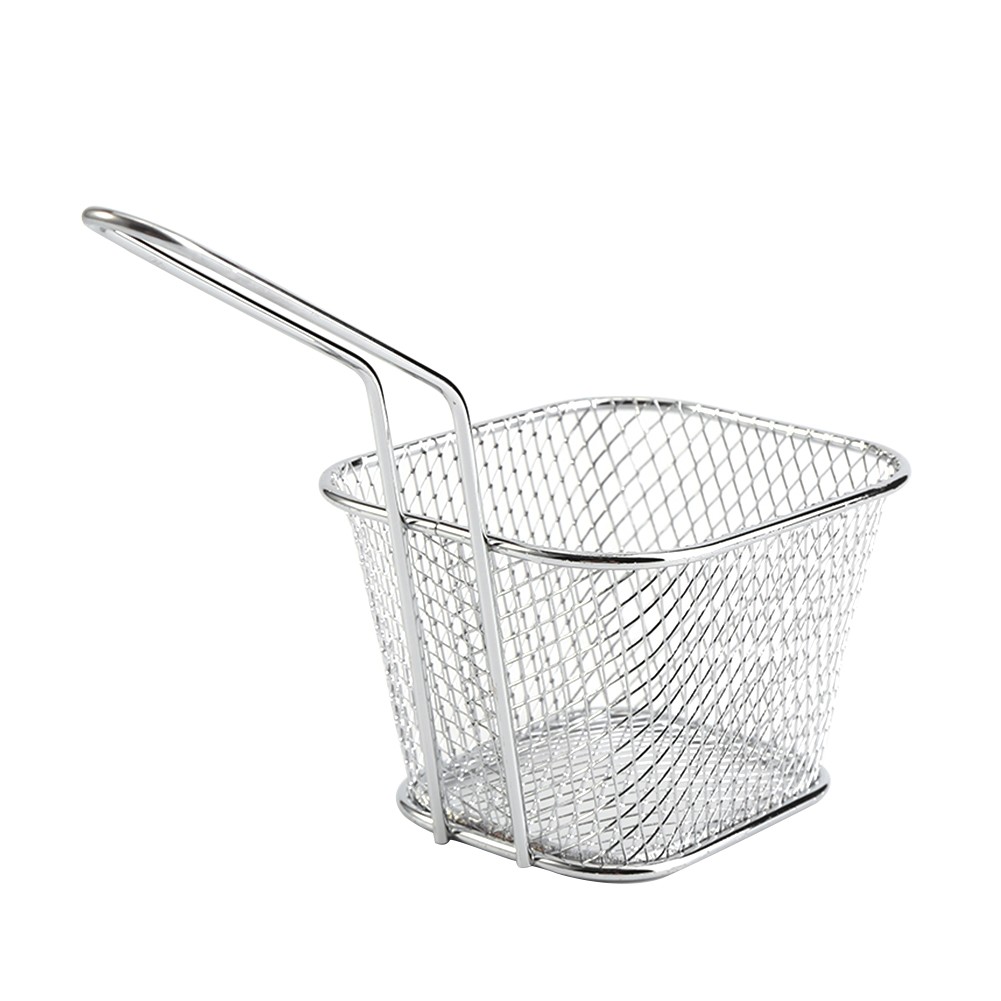 8Pcs Fry Baskets Mini Stainless Steel Cooking Tool For Frying