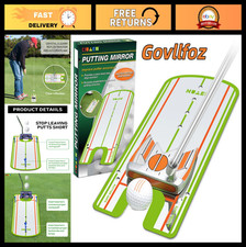 Golf Putting Mirror Training Aid - Alignment Tool for Beginners Swing Practice