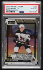 2023-24 O-Pee-Chee Platinum Pond Hockey Variants Logan Cooley PSA 10 GEM MT 4et