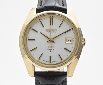 Vintage 1970s [EXC+5] KING SEIKO KS Hi-Beat 5625-7000 Gold Men's Watch AT JAPAN