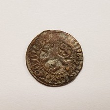 1471-1516 Bohemia Wladislaus II Weisspfennig Hammered Silver - Medieval - Q5914