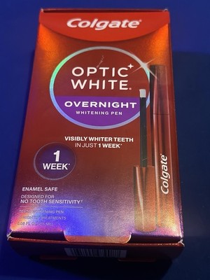 Colgate Optic White Over ight Teeth Whitening Pen Hydrogen Peroxide