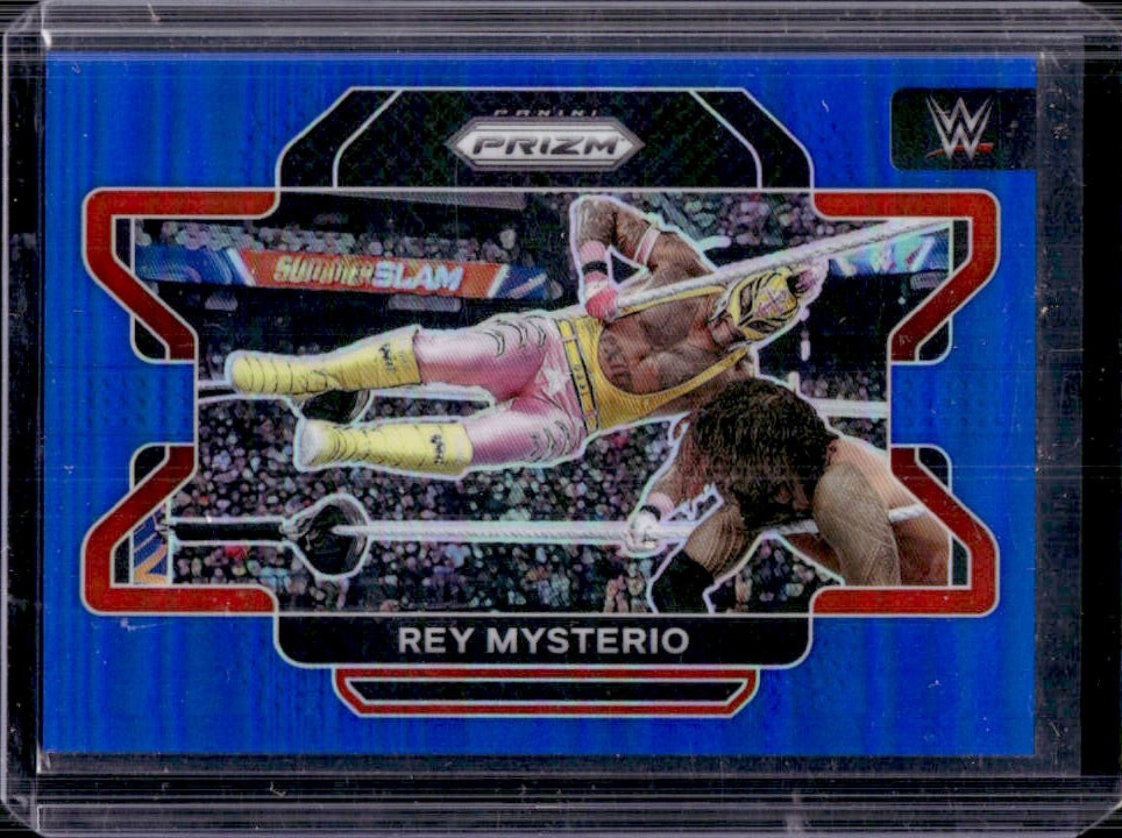 2022 Prizm WWE Rey Mysterio Blue #/199