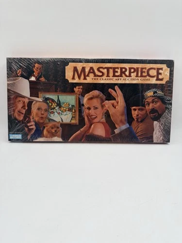 Vintage Masterpiece The Classic Art Auction Game 1996 Parker Bros. New Sealed