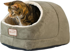 Laurel Green Cat Bed Size, 18-Inch by 14-Inch