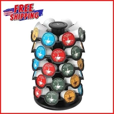 COFFEE POD STORAGE CAROUSEL HOLDER Organizer Rotation Stand 40 Keurig K-Cup Pods