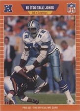 Ed (Too Tall) Jones 1989 Pro Set Card 91