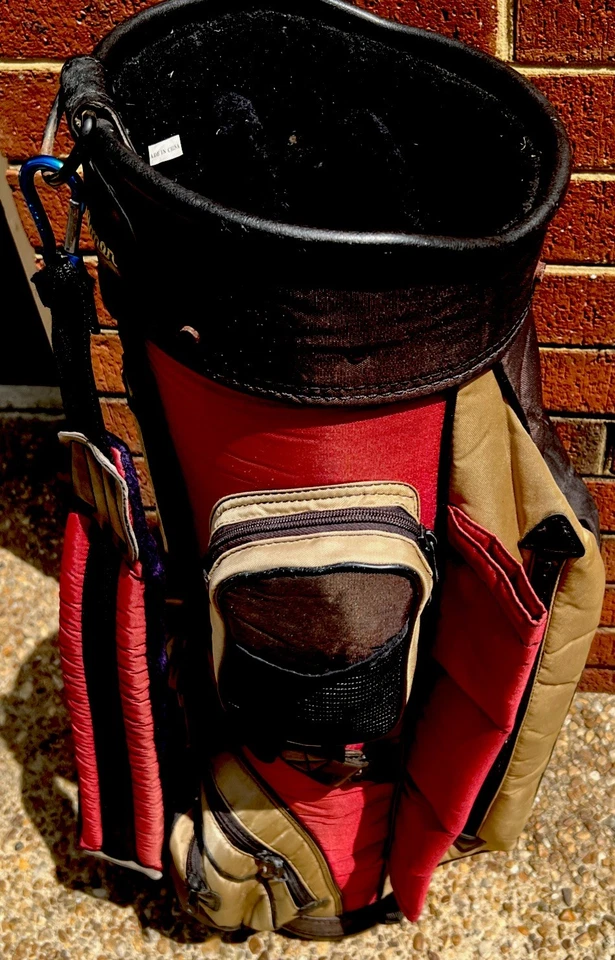 Bolsa de golf Arnold Palmer de colección 3 vías 95171 hecha en EE. UU. cubierta de lluvia ranura para paraguas Foto 2 de 4