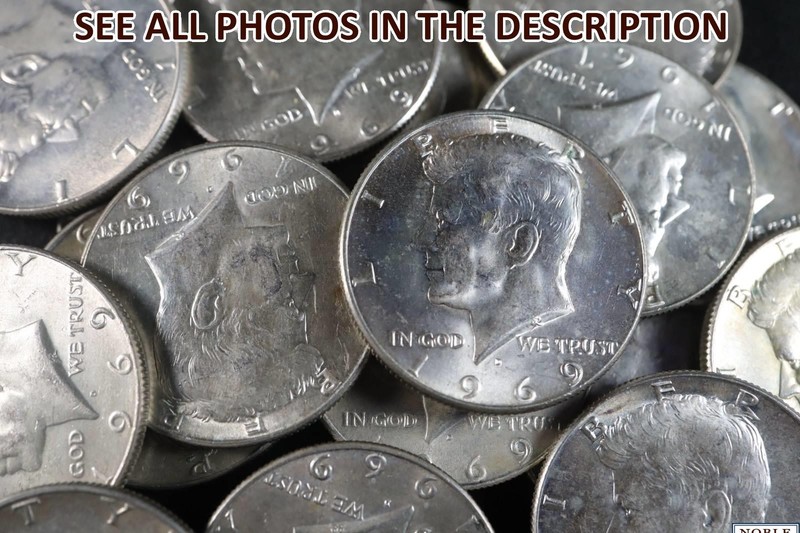 NobleSpirit (RB) Valuable $10 Face Value (Half Dollars) SILVER (40%) From (1967)