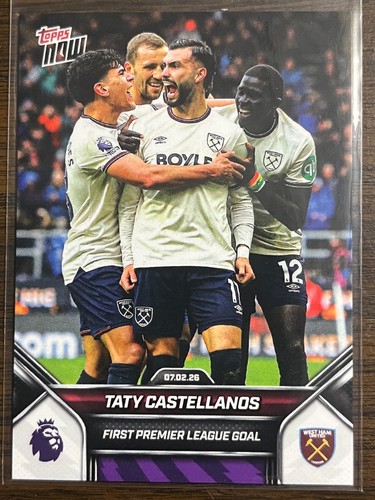 Taty Castellanos – Taty Castellanos - 2025-26 Premier League Topps NOW® - Card 130 - PR: 305