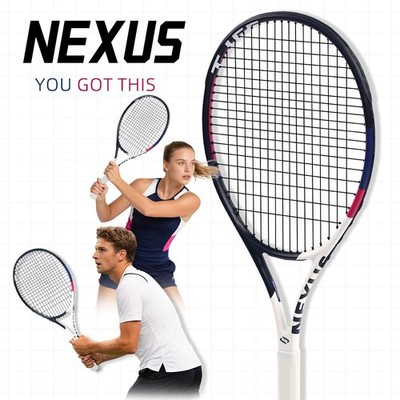 NEXUS Tennisschläger Carbon 293g 105in² 16x19 50-55lbs 335mm inkl. 1 Griffband