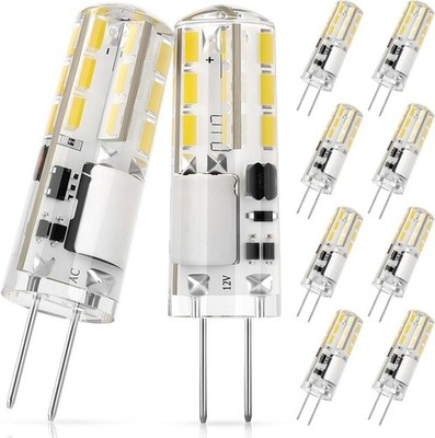 G4 LED Leuchtmittel 12V Kaltweiß 6000K 1,2W Energiesparlampe Flimmerfrei 10er
