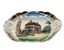 Antique Law Charlottetown PEI Prince Edward Island Canada Souvenir Plate Dish