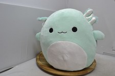 Squishmallows Kellytoy Plush Anastasia The Axolotl 10" Ultrasoft Plush Aqua Blue