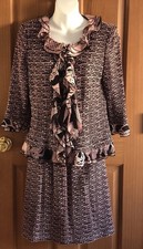 ST JOHN COLLECTION 2-piece Suit Blazer Skirt Dress Size 6 Made In USA
