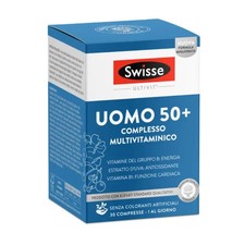 Swisse Multivitaminici - Uomo 50+ Integratore Alimentare, 30 compresse